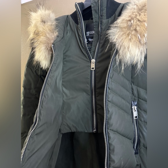 NB Series by Nicole Benisti Olive Green Winter Jacket S - Picture 11 of 13